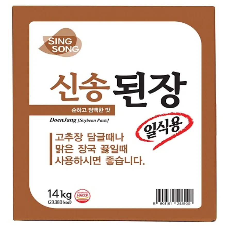 신송 일식된장 14kg, 1개 이미지