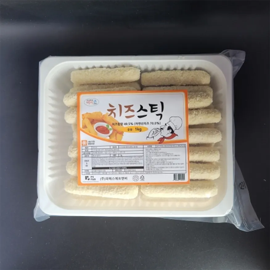 미미존 치즈스틱(트레이) 1kg 이미지