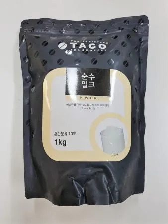 타코 순수밀크파우더 1kg 쉐이크