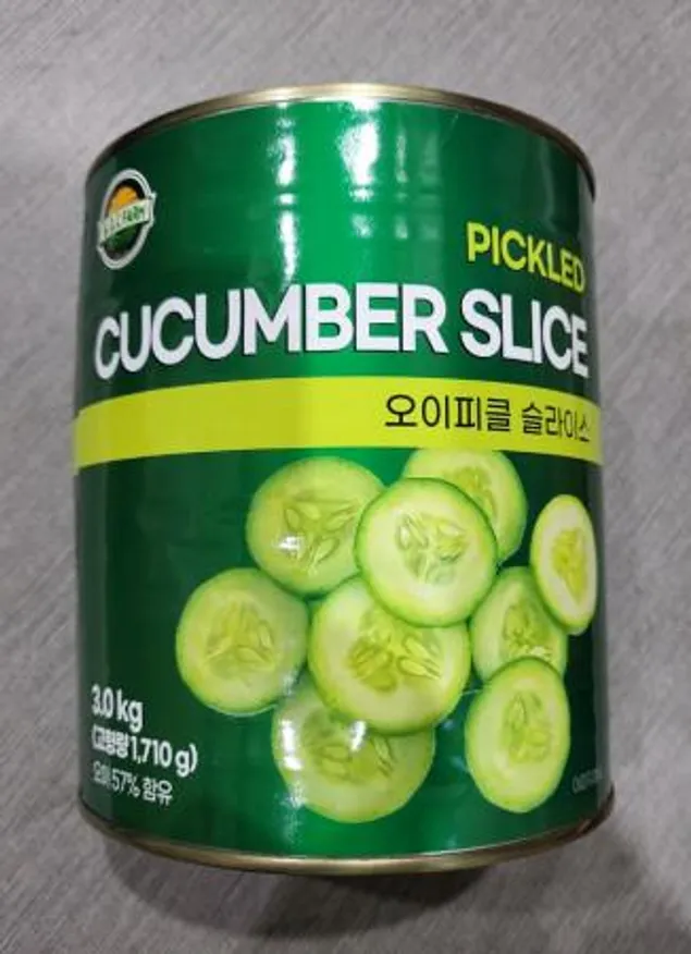 지오씨팜 오이피클슬라이스 3kg 이미지