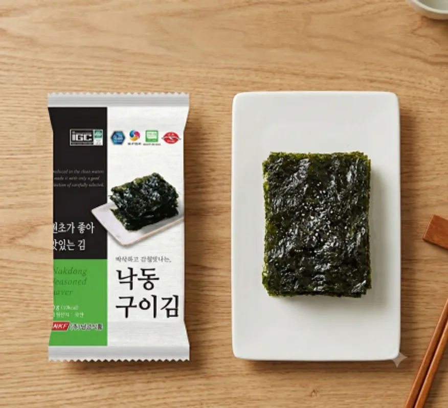 낙동 구이김 (2g x 80매) x 10봉 이미지