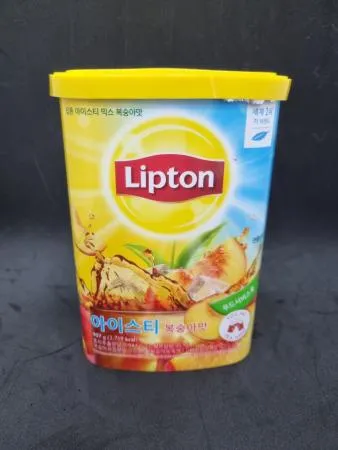립톤 아이스티 믹스 복숭아맛 907g 맛있는 분말 음료재료