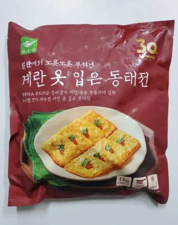  계란옷입은동태전 1kg (36.5g x 28개)