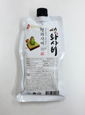 주비푸드 자연에서 갈아만든 생와사비 750g 이미지