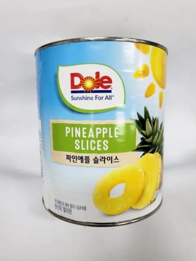 Dole 파인애플슬라이스 3,062g 이미지