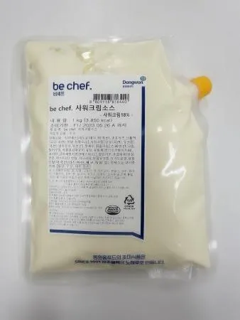 비셰프 사워크림소스 1kg 이미지