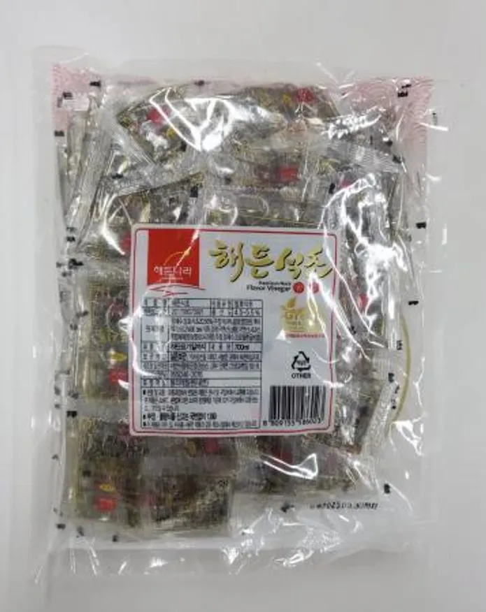 해든나라 해든식초 1회용 700ml (7ml x 100개) 이미지