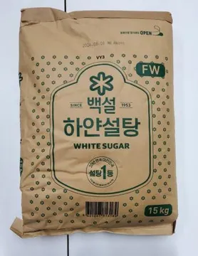 (무료배송) 백설 하얀설탕 15kg
