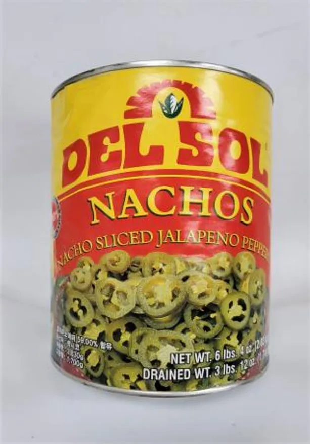 델솔 나쵸 슬라이스 할라피뇨페퍼스 2.83kg 이미지