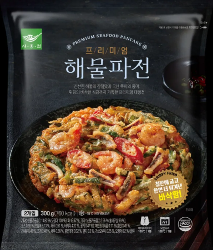 사옹원 프리미엄 해물파전 300g (150g x 2개) 이미지