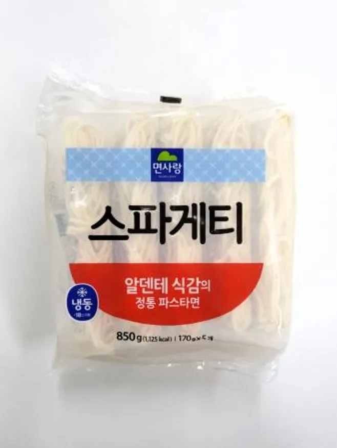 면사랑 냉동 스파게티 850g (170g x 5개) x 8봉 이미지