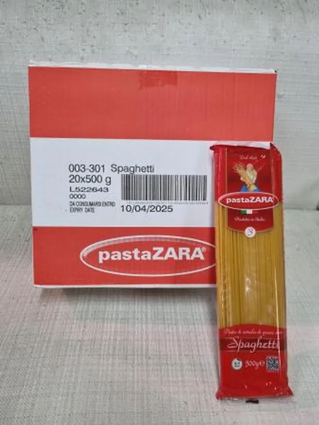 자라 스파게티면 3호 500g X 20개 듀럼밀 파스타면 이미지
