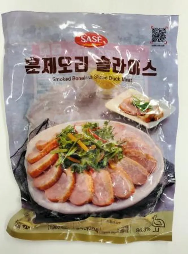 사세 훈제오리 슬라이스 800g 이미지