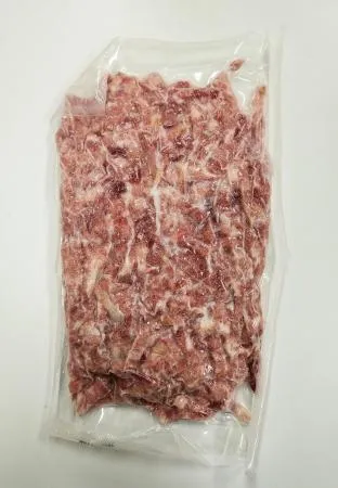 기름기가 적어 고소하고 담백한 맛의 길쭉한 토핑용 선진 전지베이컨S 슬라이스 1kg 이미지