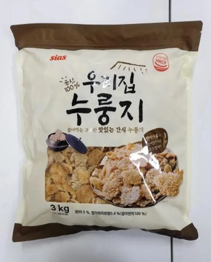 시아스 우리집누룽지 3kg (국산) 이미지