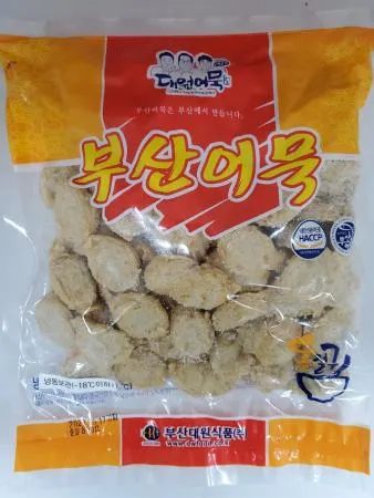 (냉동) 부산 대원 완자어묵 수제비어묵 800g 반찬 어묵탕