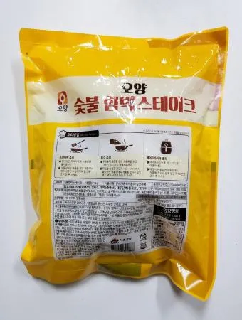 사조오양 숯불함박스테이크 1kg (100g x 10개) 이미지