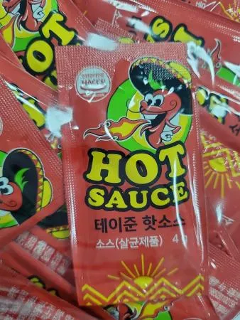 태원 테이준핫소스 4g x 1000개 일회용 이미지