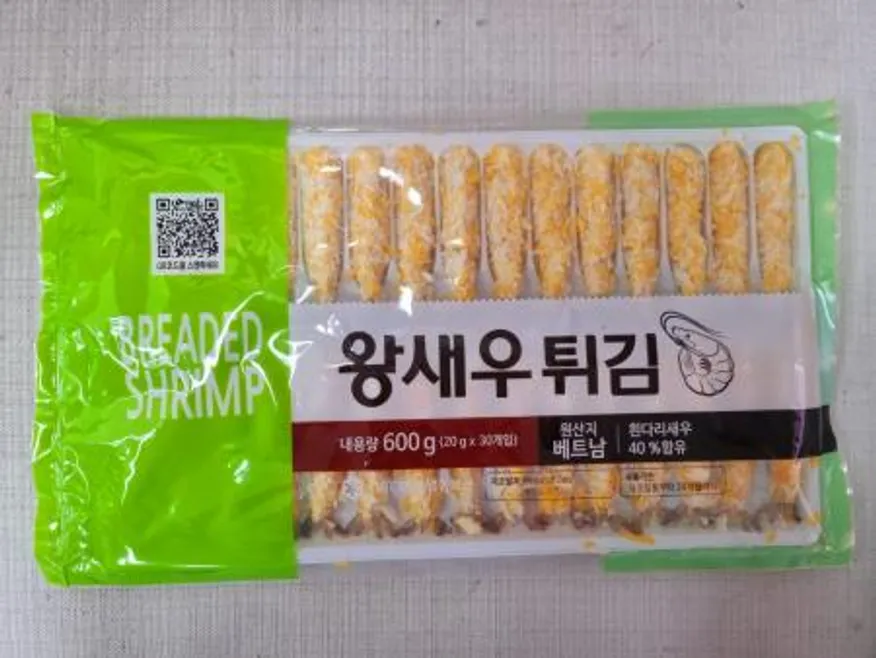 브래드새우 600g (20gx30개) x 10개 왕새우튀김 일식 우동 덮밥 소바 새우튀김 이미지