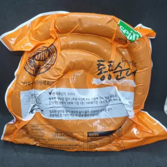 세진 통통순대 2kg  분식 국물떡볶기 새우링과 함께 이미지