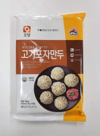 사조오양 고기포자만두 180g (30g x 6개입) 이미지
