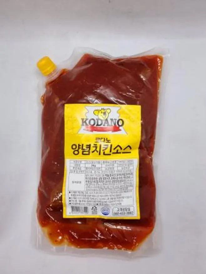 코다노 양념치킨소스 2kg x 5개 소떡소떡소스 치킨양념 닭강정소스 업소용 이미지
