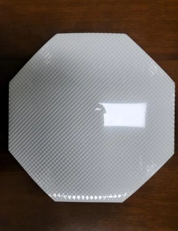 엠보싱8각13인치 330 100매 피자깔지 피자속지 이미지