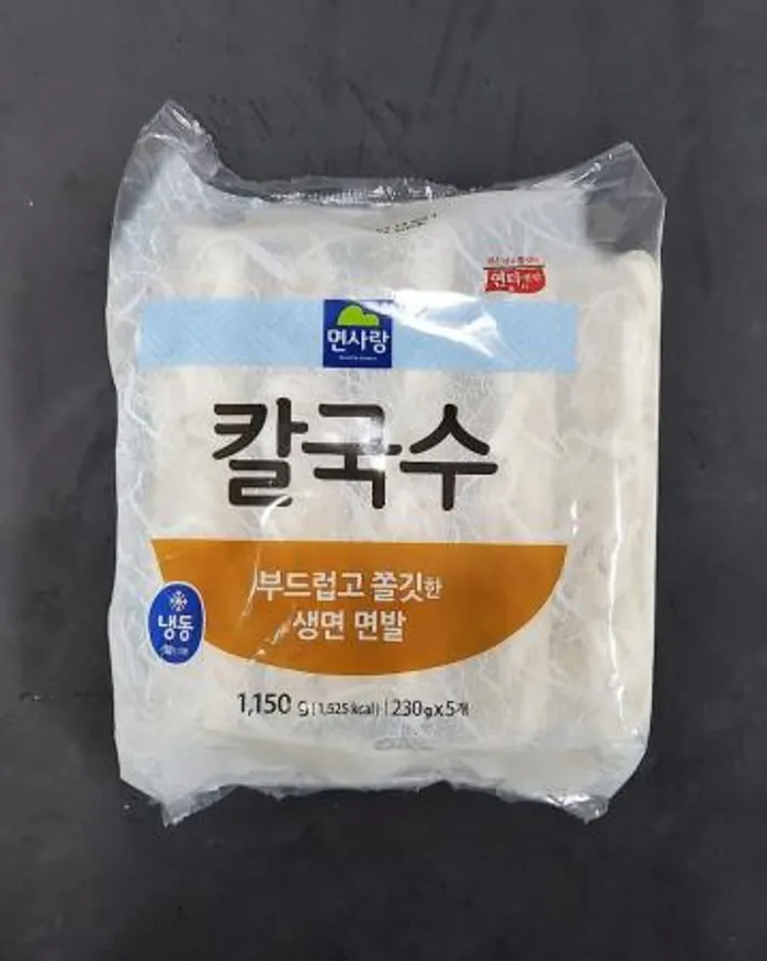 면사랑 칼국수 1,150g(230gx5개) x 8봉 이미지