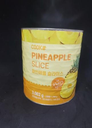 쿡샵 파인애플 슬라이스 3kg 