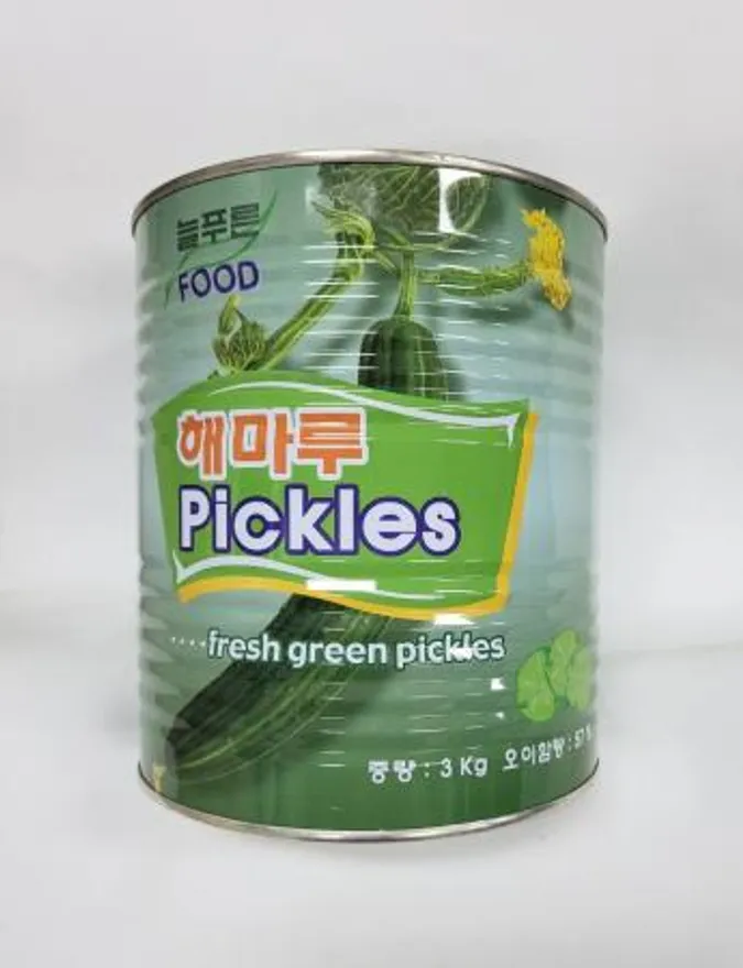 해마루 늘푸른오이피클슬라이스 3kg 이미지