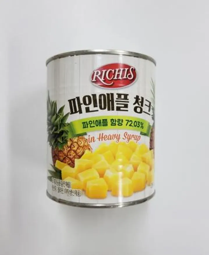 동서리치스 파인애플 청크 836g 이미지