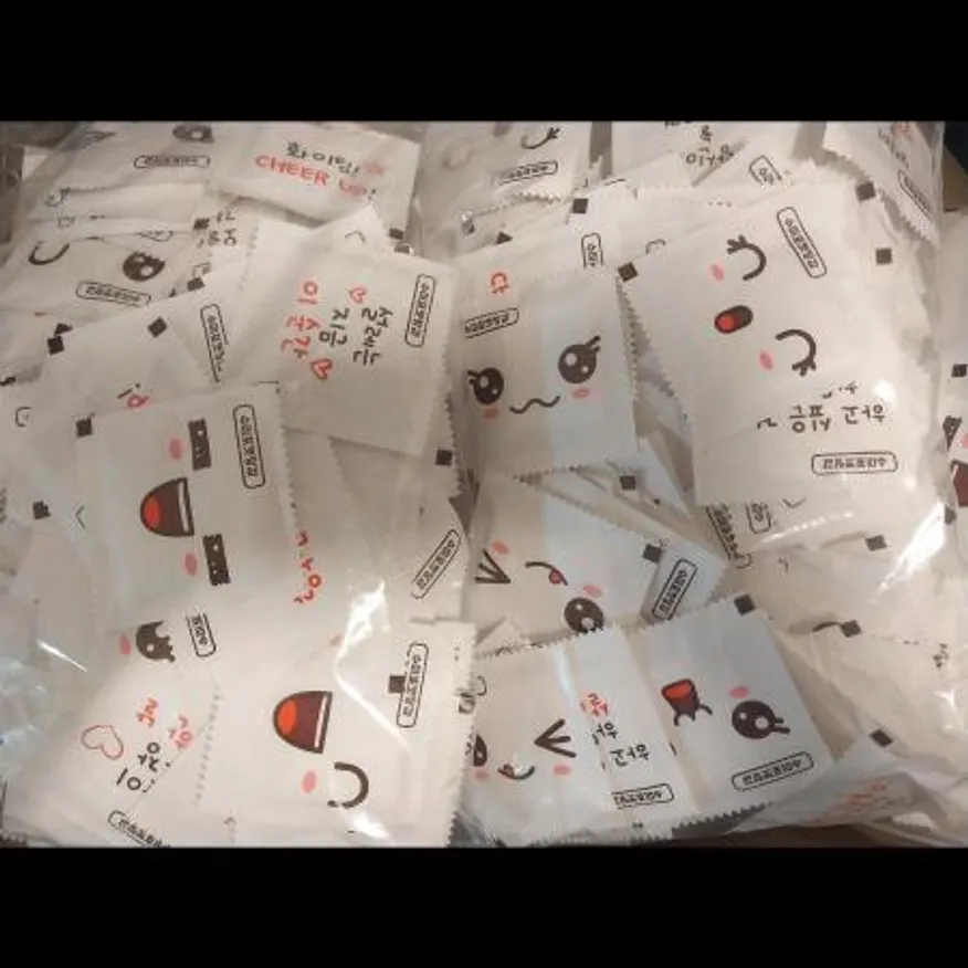 (6종믹스) 100팩 수미포켓장갑/개별포장위생장갑/포켓위생장갑/비닐장갑/일회용위생장갑 이미지