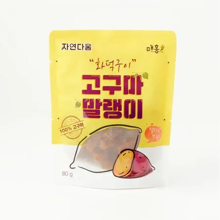 [자연다움] 화덕구이 고구마말랭이 80g 이미지