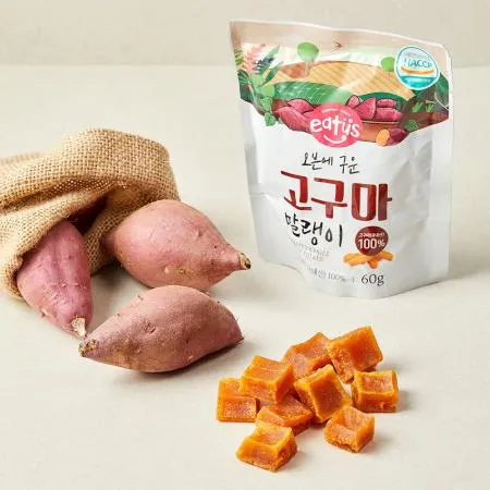 [이더스] 오븐에 구운 고구마 말랭이 60g 1팩 이미지