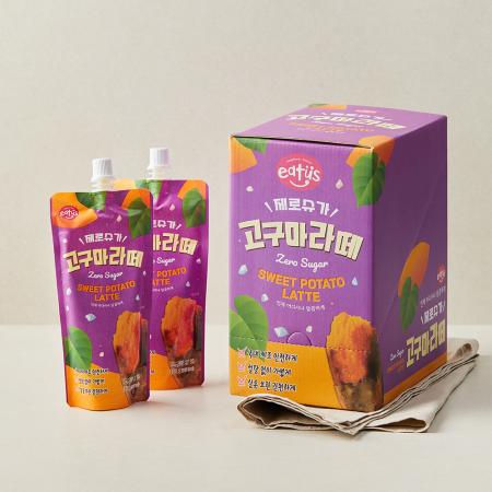 [이더스] 제로슈가 고구마라떼 1박스 (150g*10개) 2팩