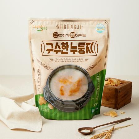 [라이트잇] 간편하게 끓여먹는 구수한 누룽지 3kg (봉)