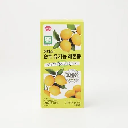 [이더스] 순수 유기농 레몬즙 280g (20g*14포) 이미지