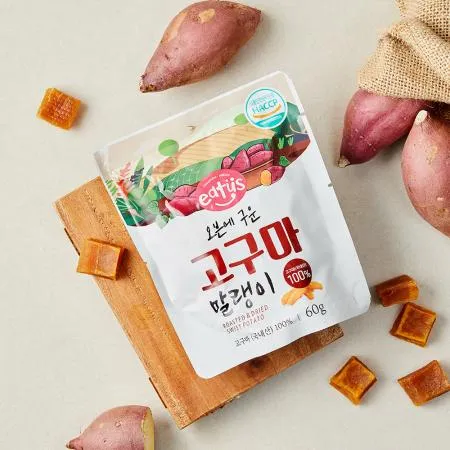 [이더스] 오븐에 구운 고구마 말랭이 60g 1팩 이미지