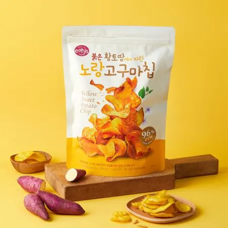 [이더스] 붉은 황토땅에서 자란 노랑 고구마칩 250g