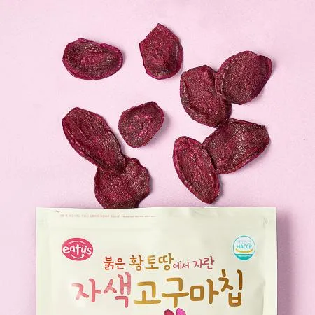 [이더스] 붉은 황토땅에서 자란 자색 고구마칩 250g 이미지