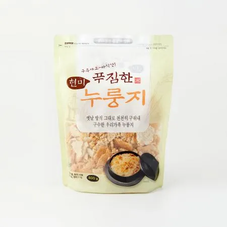 [매홍] 구수하고 바삭한 푸짐한 현미 누룽지 800g 1팩 이미지