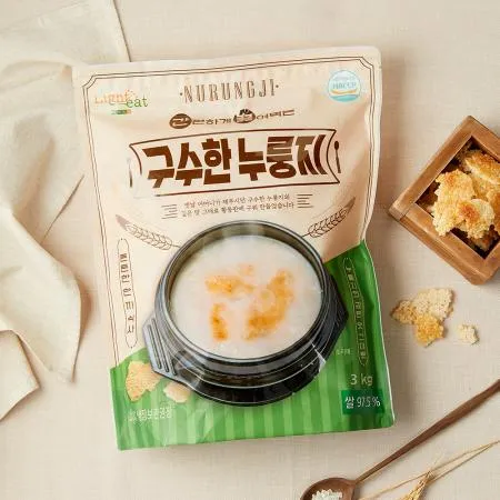 [라이트잇] 간편하게 끓여먹는 구수한 누룽지 3kg (봉) 이미지