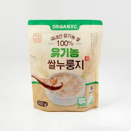 [착한상점] 국내산 유기농 쌀 100% 유기농쌀 누룽지 500g 이미지