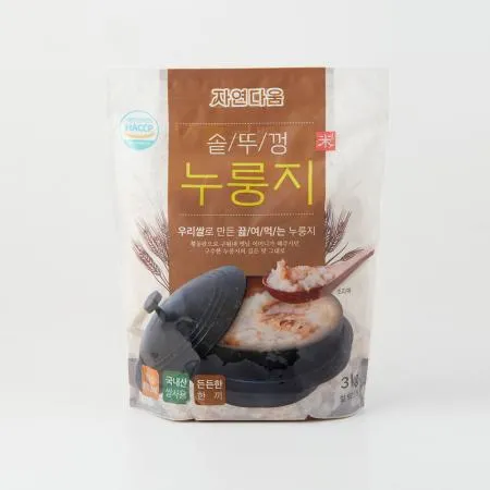 [착한상점] 구수하게 끓여먹는 솥뚜껑 누룽지 3kg 이미지