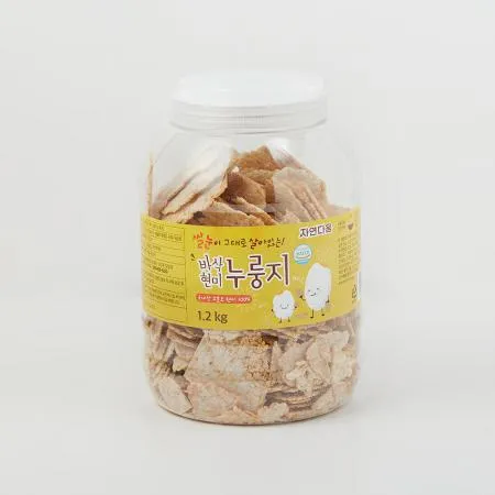 [자연다움] 쌀눈이 그대로 살아있는 바삭 현미 누룽지 1.2kg 이미지