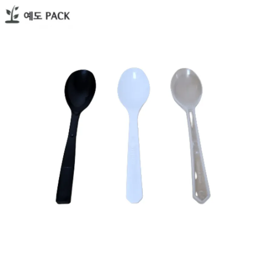 일회용수저 투명 1,500개 낱개포장 이미지