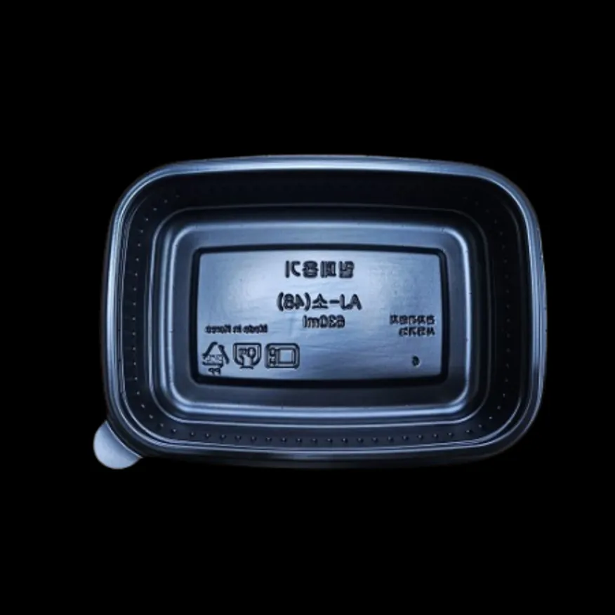 사각죽용기 소 검정 500개(AJU) 이미지