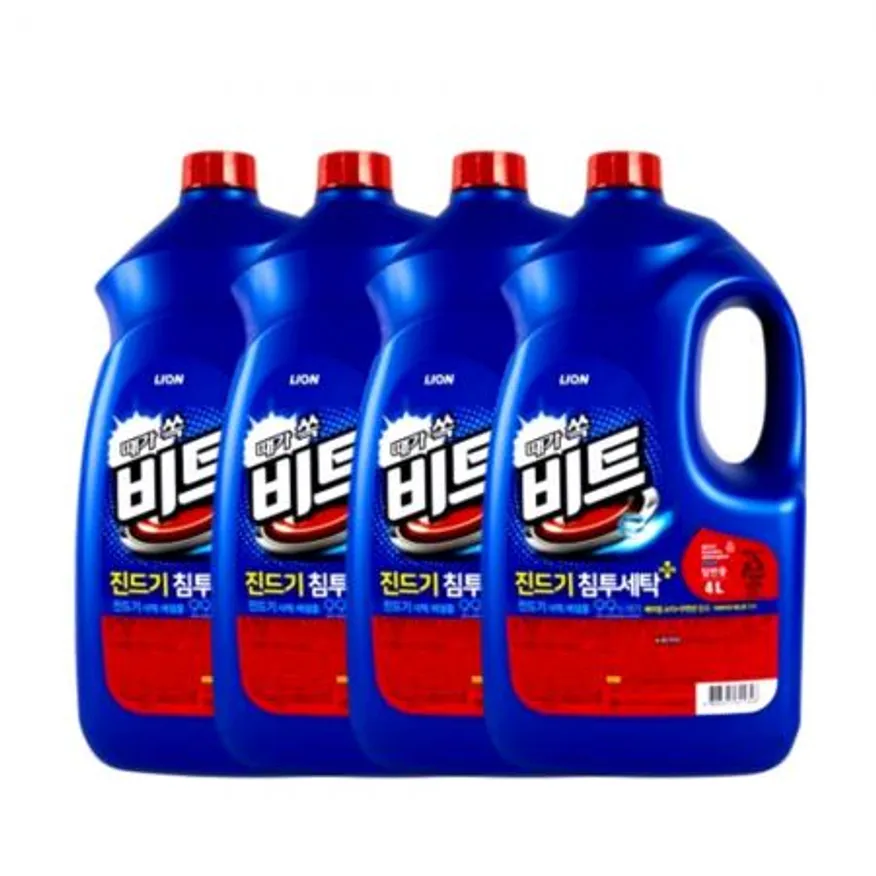 비트 액체세제 4Lx4개 (일반용) 이미지