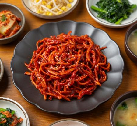 국내제조 바른먹거리 오징어무침채 진미채 밑반찬 집반찬 4kg