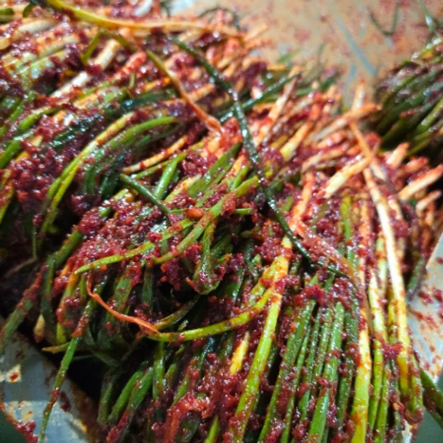 감칠맛을 담은 정성 쪽파김치 이미지
